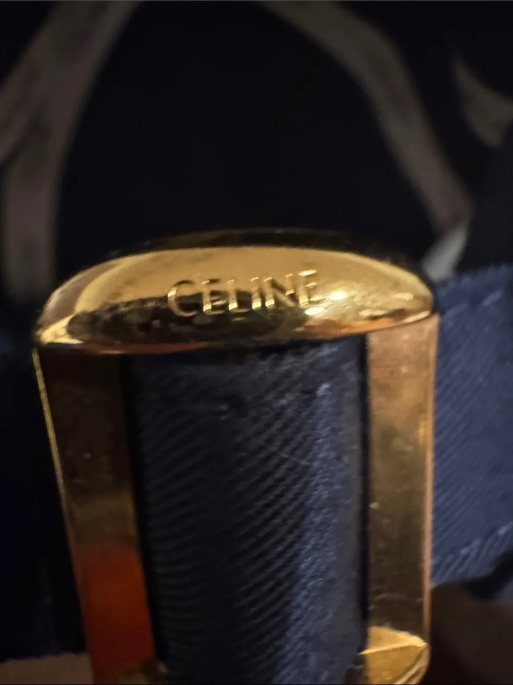 Celine Initial C Baseball Cap, Medium